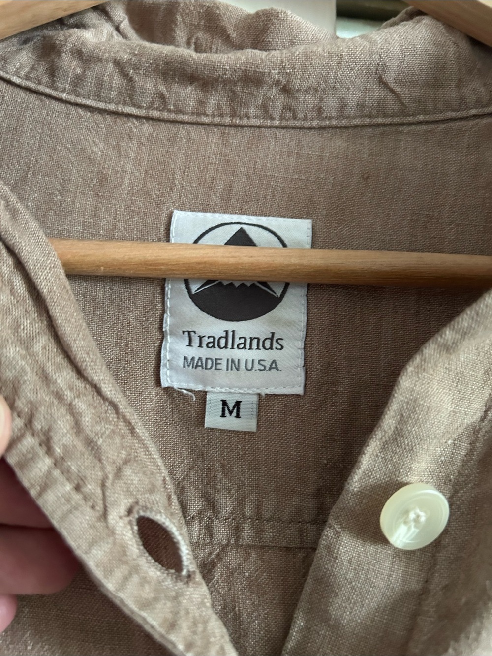 Trandlands linen button down shirt